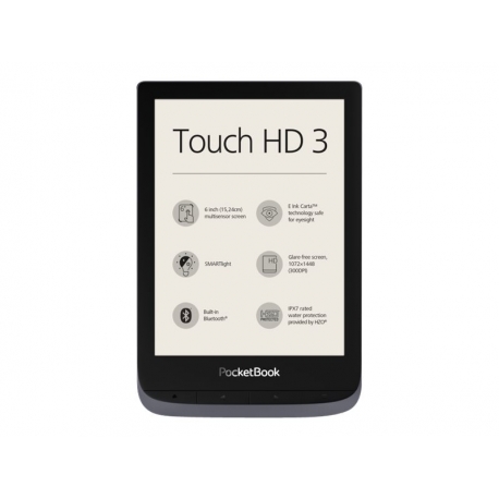 Pocketbook Touch HD 3 Metalic 6'' 16GB Wifi (Outlet)