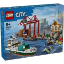 LEGO City - Puerto Marítimo con Buque de Mercancías - 60422