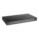 D-Link DGS-1250-52XMP Switch 48x Gigabit POE 370W + 4x10G SFP (Outlet)