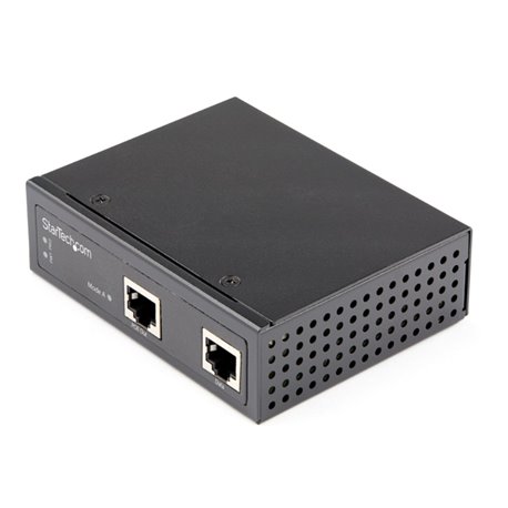 StarTech.com Inyector Industrial POE+ 48 a 56V DC Gigabit 30W DIN IP