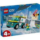 LEGO City - Ambulancia de Emergencias y Chico con Snowboard - 60403