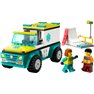 LEGO City - Ambulancia de Emergencias y Chico con Snowboard - 60403