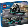 LEGO City - Coche de Carreras y Camión de Transporte - 60406