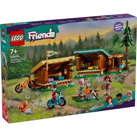 LEGO Friends - Campamento de Aventura: Cabañas Confortables - 42624