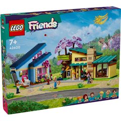 LEGO Friends - Casas Familiares de Olly y Paisley - 42620