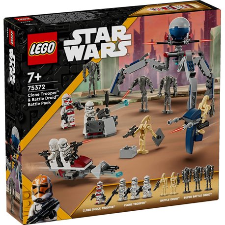 LEGO Star Wars - Pack de Combate: Soldado Clon y Droide de Combate - 75372