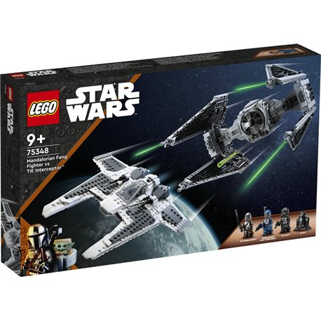 LEGO Star Wars - Caza Colmillo Mandaloriano vs. Interceptor TIE - 75348