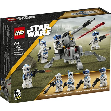 LEGO Star Wars - Pack de Combate: Soldados Clon de la 501 - 75345