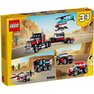 LEGO Creator - Camión Plataforma con Helicóptero - 31146