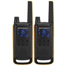 Motorola T82EX Walkie Talkie Pack 2 Baterias Negro Amarillo (Outlet)