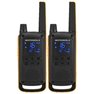 Motorola T82EX Walkie Talkie Pack 2 Baterias Negro Amarillo (Outlet)