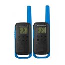 Motorola T62 Walkie-Talkie Pack 2 Baterias Azul Negro