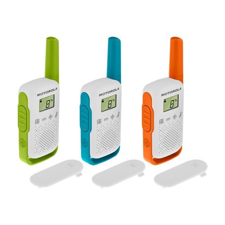 Motorola T42 Walkie Talkie Pack 3 Colores