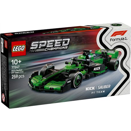 LEGO Speed Champions - Coche de Carreras KICK Sauber F1 Team C44 - 77247